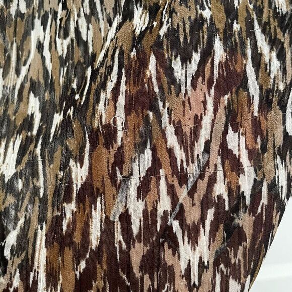 Badgely Mischka lizard print sheer tunic Size Small - Picture 9 of 9